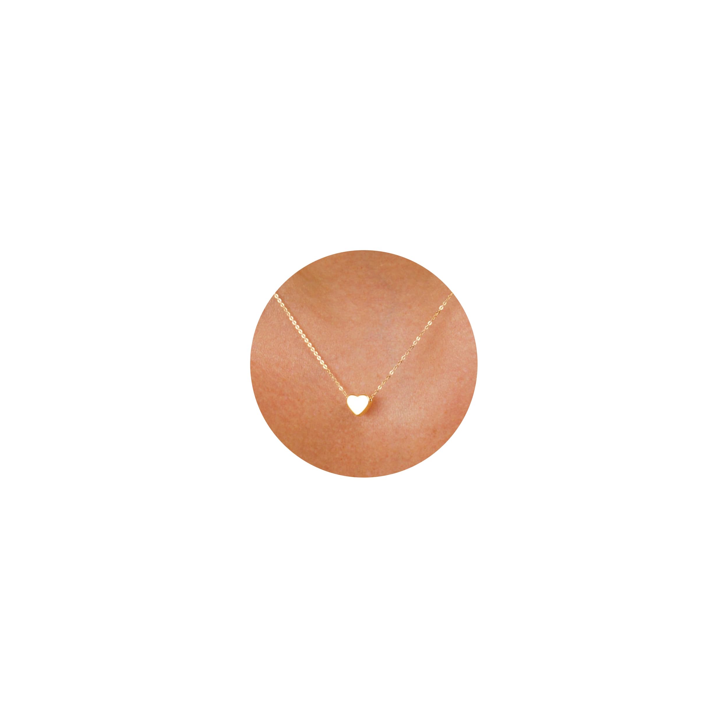 Dainty Necklace-14k Gold/White Gold Plated Lotus Flower Leaf Sun Moon Crown Star