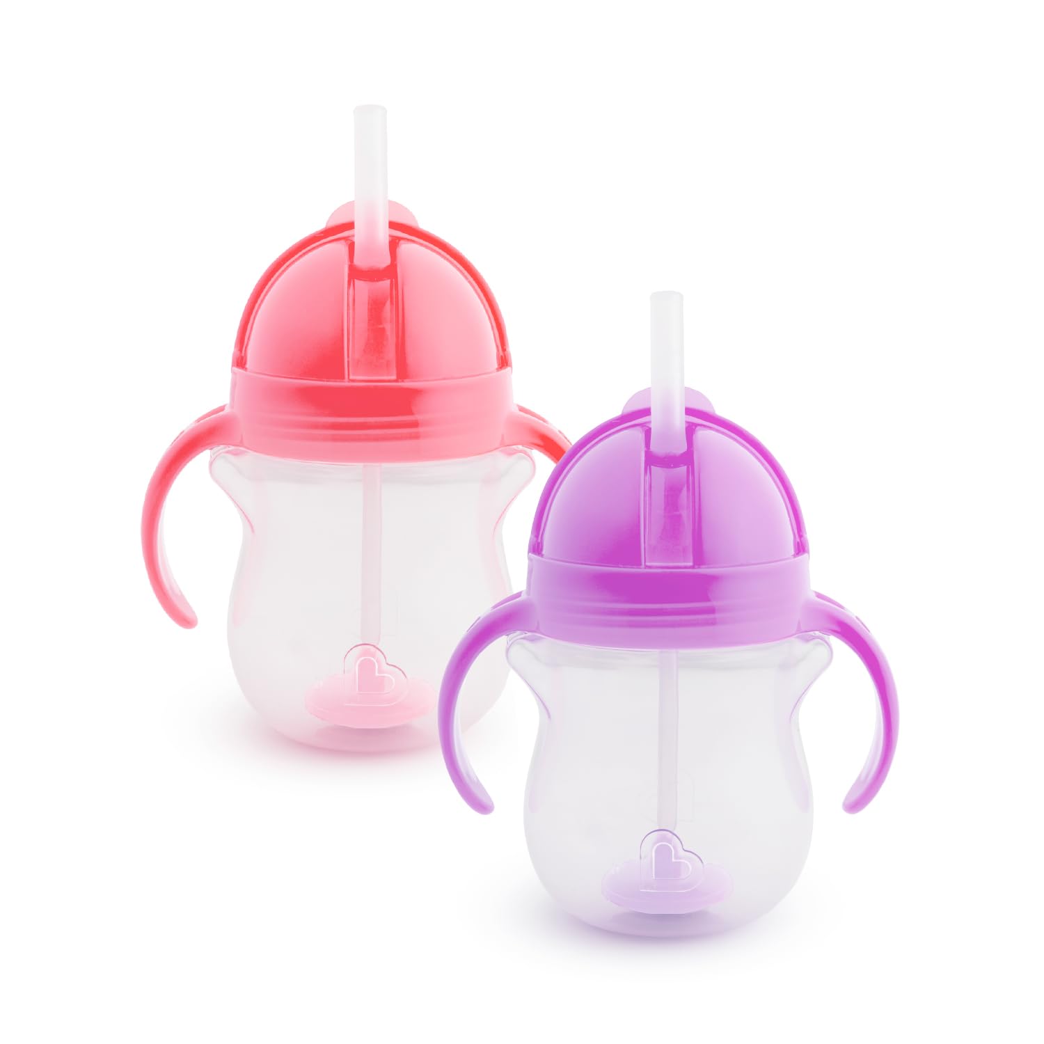Munchkin Click Lock Tip & Sip Straw Cup Set| Baby & Toddler Sippy Cups with Stra