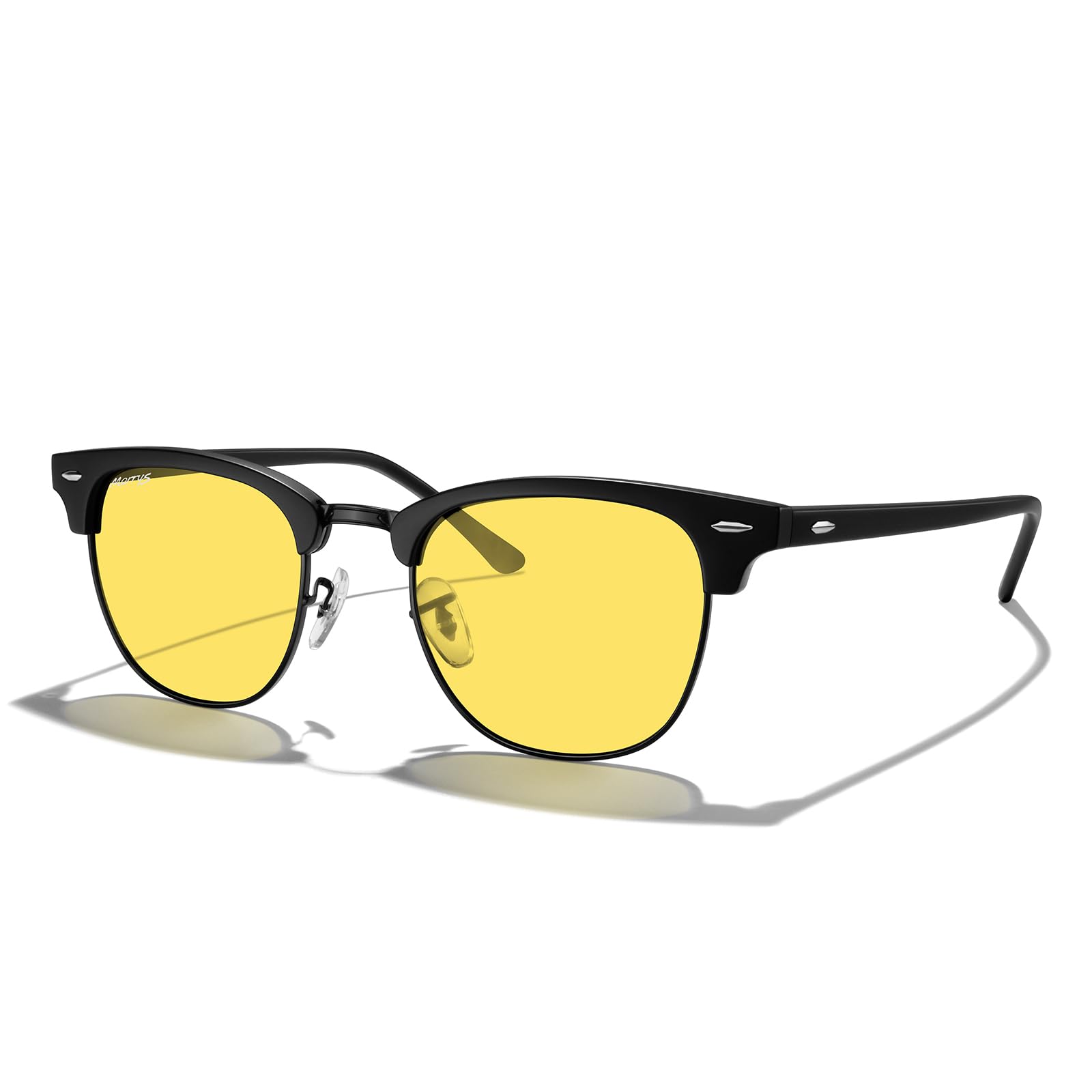 MERRY'S Square Semi-Rimmed Sunglasses for Men Women Polarized UV400 S6016