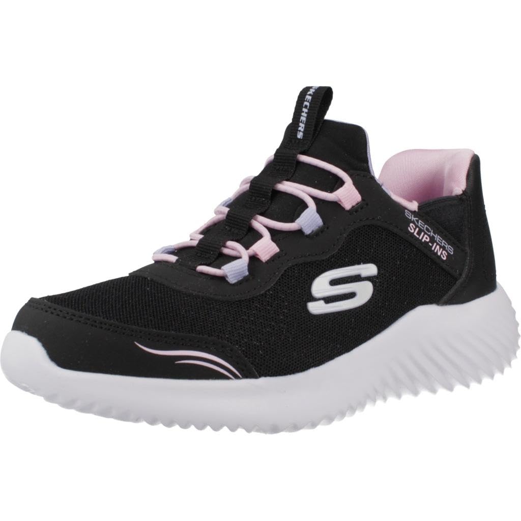 SKECHERS Junior Sneaker Sports Shoes SI-BOUNDER-SMPL CUTE 303585L-TURQ