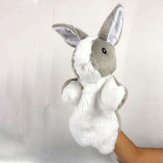 Bunny Hand Puppets Rabbit Plush Animals Toys for Kids Imaginative Pretend Play Storytelling