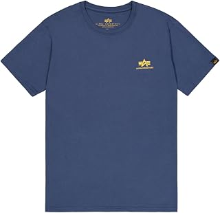 ALPHA INDUSTRIES Alpha Indutries Basic T Small Logo Neon Print T-Shirt for Men (Pack of 1)