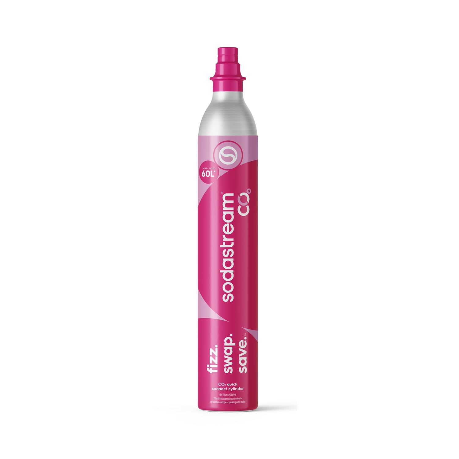 SodaStream - Additional Quick Connect Gas Cylinder, Terra and DUO Models, Exclus
