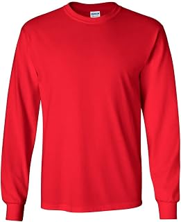 Gildan Men's Ultra Cotton Adult Long Sleeve T-Shirt, 2-Pack