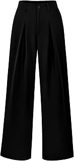 BTFBM Fall High Waisted Business Casual Palazzo Pants For Women Dressy 2026