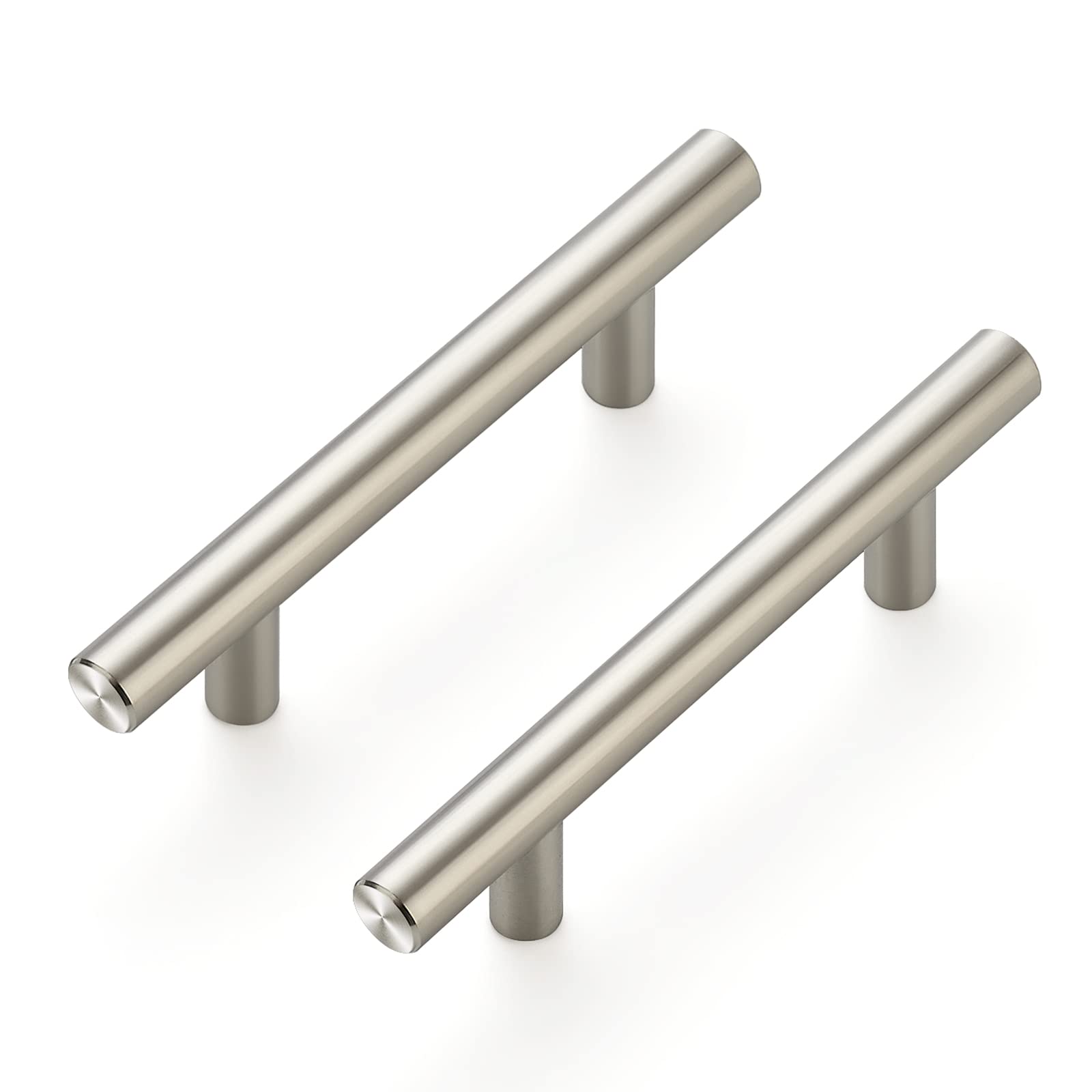 Ravinte Cabinet Handles, Brushed Nickel,5" Length,3" Hole Center,30 Pack | Stain