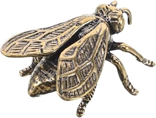 Exquisite Collectable Brass Insect and Fly Figures Halloween Christmas Table Decoration Gift for Friends