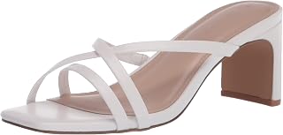 The Drop Women's Amelie Strappy Square Toe Heeled Sandal