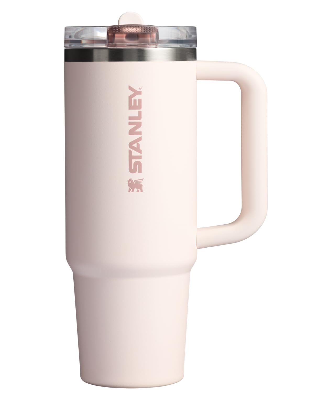 STANLEY Quencher ProTour Flipstraw Tumbler, 30 oz, Rose Quartz | Built-In Straw 