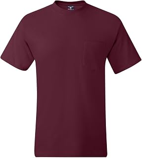 Hanes Men's Short Sleeve Beefy T-Shirt with Pockets US Size: