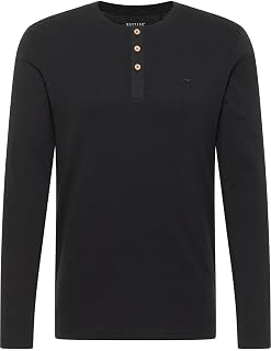 Mustang Estilo Arminto Camisa Henley Hombre (Pack de 1)