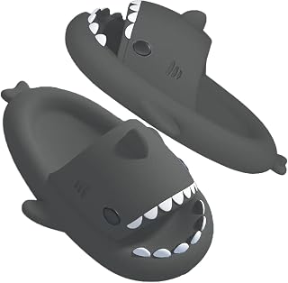 GULAKY Cloud Shark Slides Pillow Slippers Unisex Summer Bath Slippers