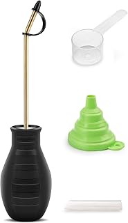 Sbestily Bug Treatment Powder Bulb Duster Diatomaceous Earth Applicator | Rust-resistant Long Tube, Targets Insects in Cracks & Crevices, Powder Spreader/Puffer/ Spray Bottle, Indoor/Garden Use