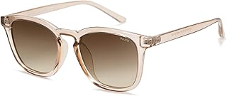 SOJOS Polarized Sunglasses for Women Men Classic Rounded Square Shades