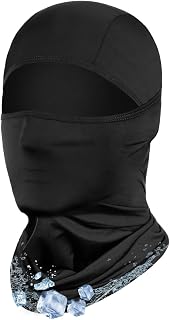 Achiou Ski Mask Balaclava Shiesty, Cooling Ice Silk Motorcycle Face Cover | Ski Mask for Men/Women,Breathable Face Mask,Thin Summer Balaclava,Versatile Use for Skiing Moto,UV Protection,Helmet Friendly