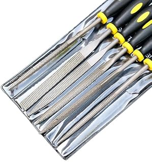 6pcs 140mm Mini Metal Rasp Needle Files Set Wood Carving Tools for Steel Rasp Needle Filing Woodworking Hand File Tool