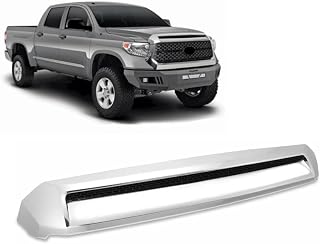 Hood Scoop Molding Compatible With Toyota Tundra 2014-2021 Grill Upper Molding Hood Molding Front Upper Hood Bulge Molding (Chrome)