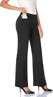 Tapata Women's 71 cm / 76 cm / 81 cm / 86 cm / 91 cm Bootcut Stretch Trousers with 4 Pockets, Tall/Long/Regular/Petite for Office, Business, Everyday Elegant Trousers