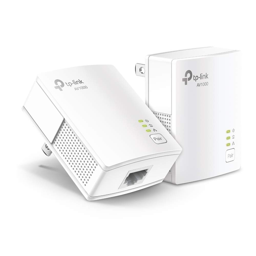 TP-Link AV1000 Powerline Ethernet Adapter KIT - Gigabit Port, Nano Size | Plug P