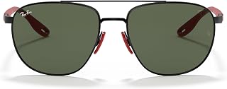 Ray-Ban 0RB3659MF02871, Black, 57 Unisex-Adult