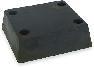Dock Bumper, 13x4x12 in., Rubber