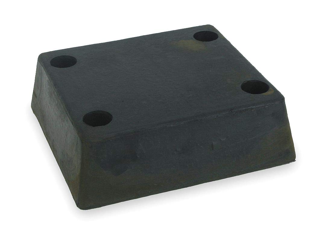 Dock Bumper, 13x4x12 in., Rubber