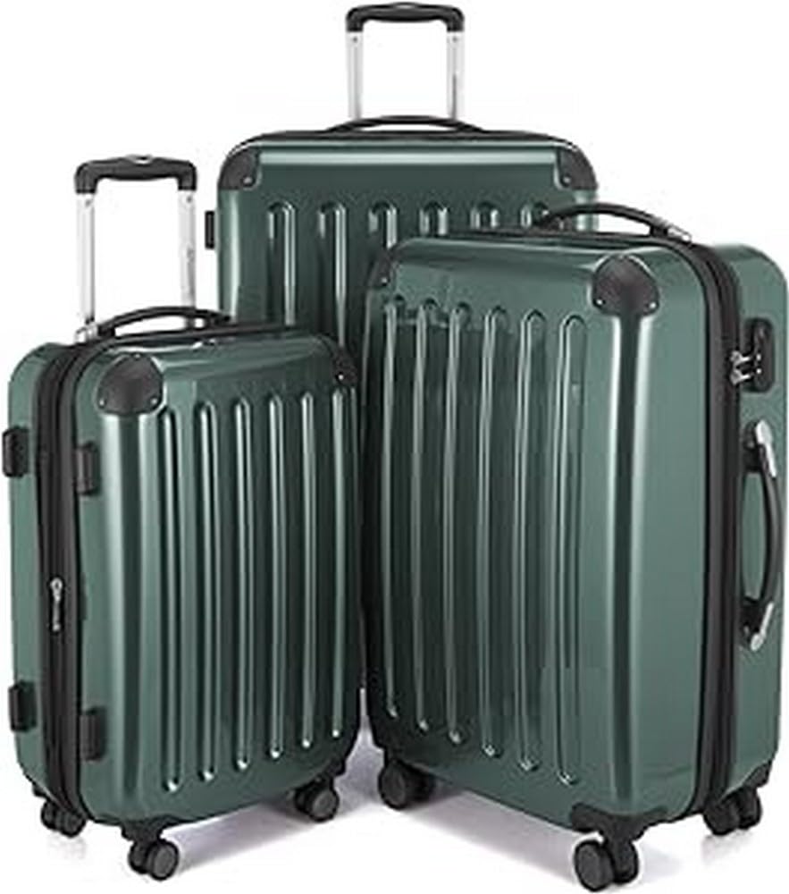 Hauptstadtkoffer Alex Set of 3 Suitcases (S, M & L) 235 Litres Forest Green