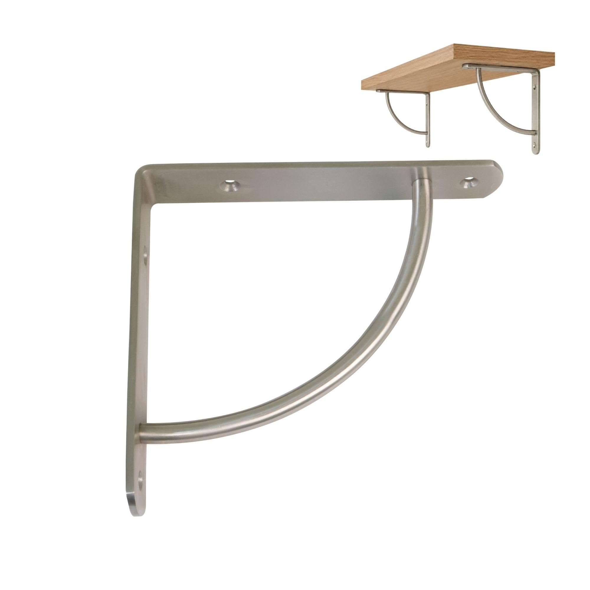 Amig - Wall Shelf Bracket | Sturdy Steel Support | Modern Design for Home and Of