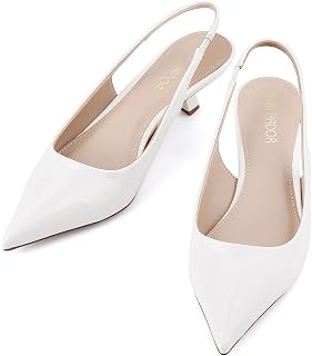 JENN ARDOR Women's Low Heels Shoes Dress Pumps Wide Width Casual Shoes Fashion
