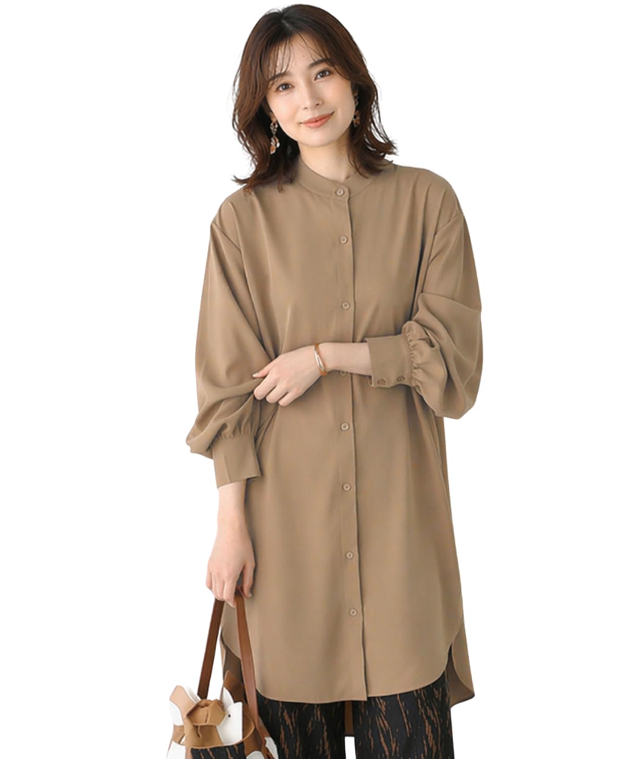 Green Pakila Women's Shirt Dress, Tunic, Spring, Autumn, Top, Blouse, Long Sleev