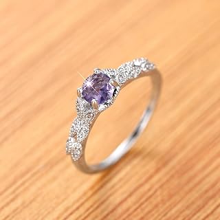 White Golden Plated Copper with White Stylish Minimalist Cubic Zirconia Engagement Rings Wedding Bridal Band Promise Rings Evening Parties Anniversary Valentine's Day Gifts Eternity Bands for Women
