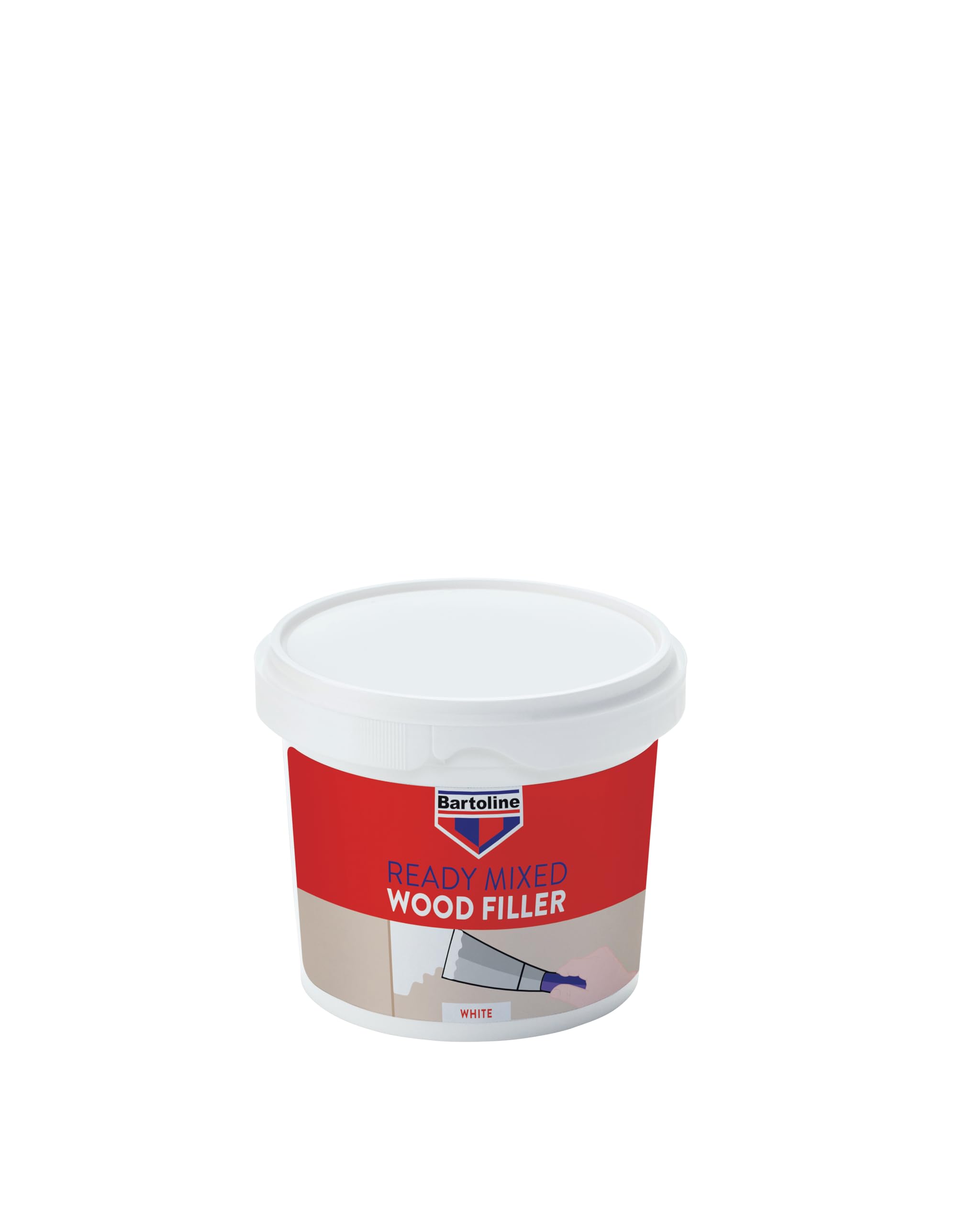 Bartoline Ready Mixed Wood Filler White 500g | Durable & Easy-to-Use Filler for 
