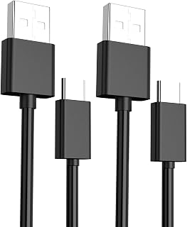 BERLAT USB C Charging Cable 2-Pack 6.6ft for PS5 Xbox | USB C charging cable 2 pack, 6.6ft long, Fast charge + data sync, For PS5/Xbox Series X/S/Switch Pro,
