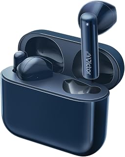 JVC Kenwood Victor HA-A4T-AN Wireless Earbuds, Bluetooth Ver.5.4, Blue
