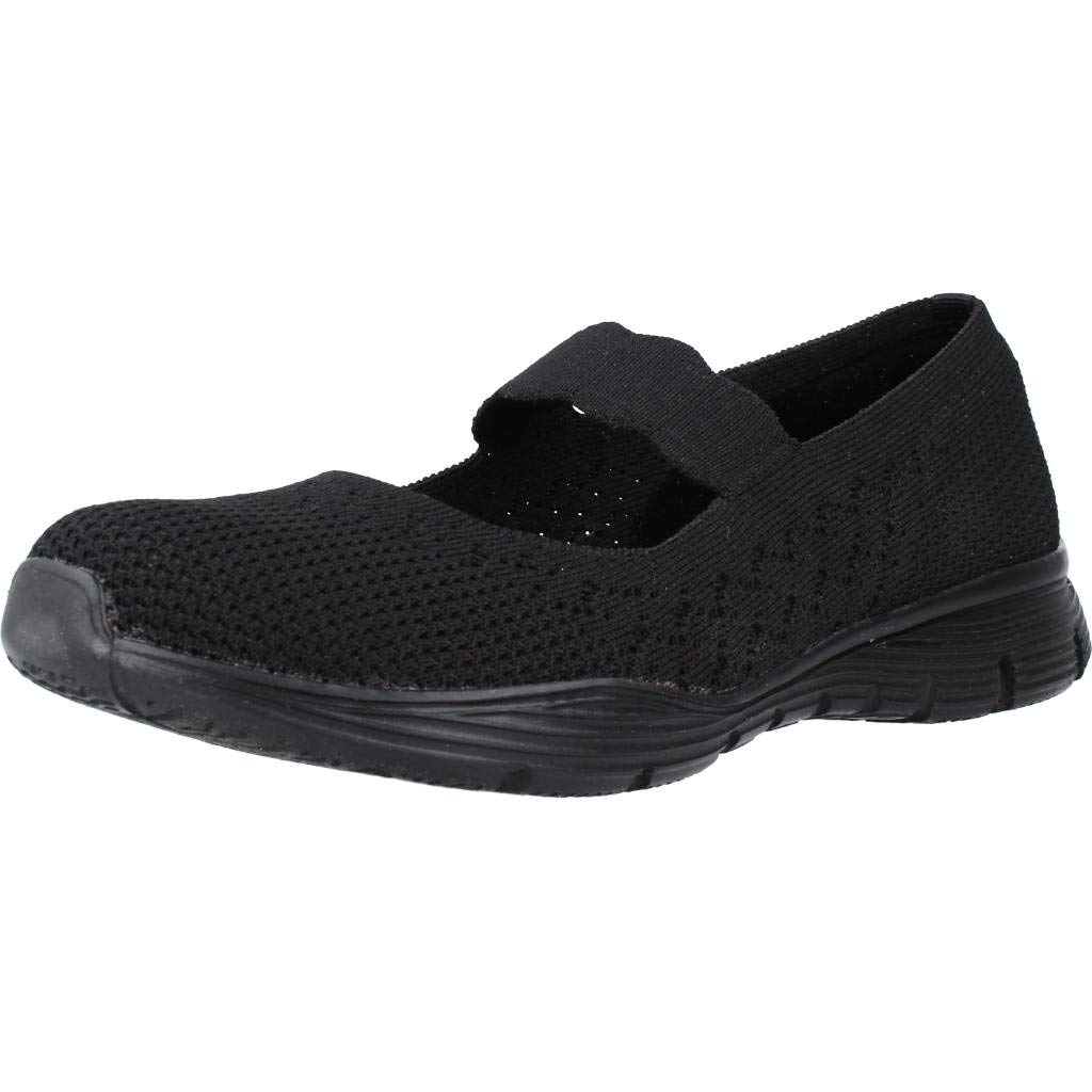 Ladies Knitted Skechers (Seager-Power Hitter-Engineered Knit Mary Jane)