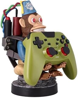 Exquisite Gaming: Call of Duty: Monkeybomb - Original Mobile Phone & Gaming Controller Holder, Device Stand, Cable Guys, Licensed Figure
