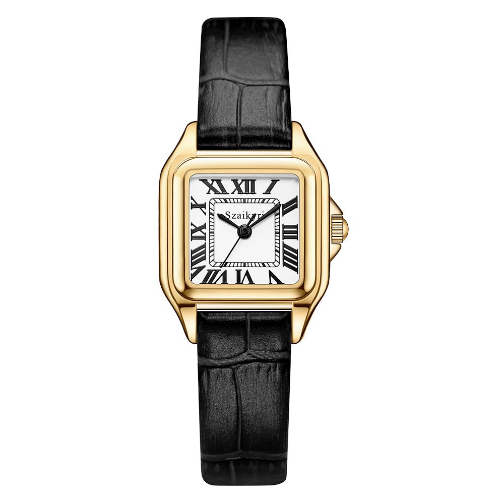 Szaikyri Classic Square Watch for Women Ladies Dress Watch | Water Resistant | S