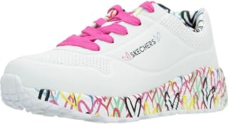 Skechers Kids Girls Street Uno Lite-Lovely Luv Sneaker