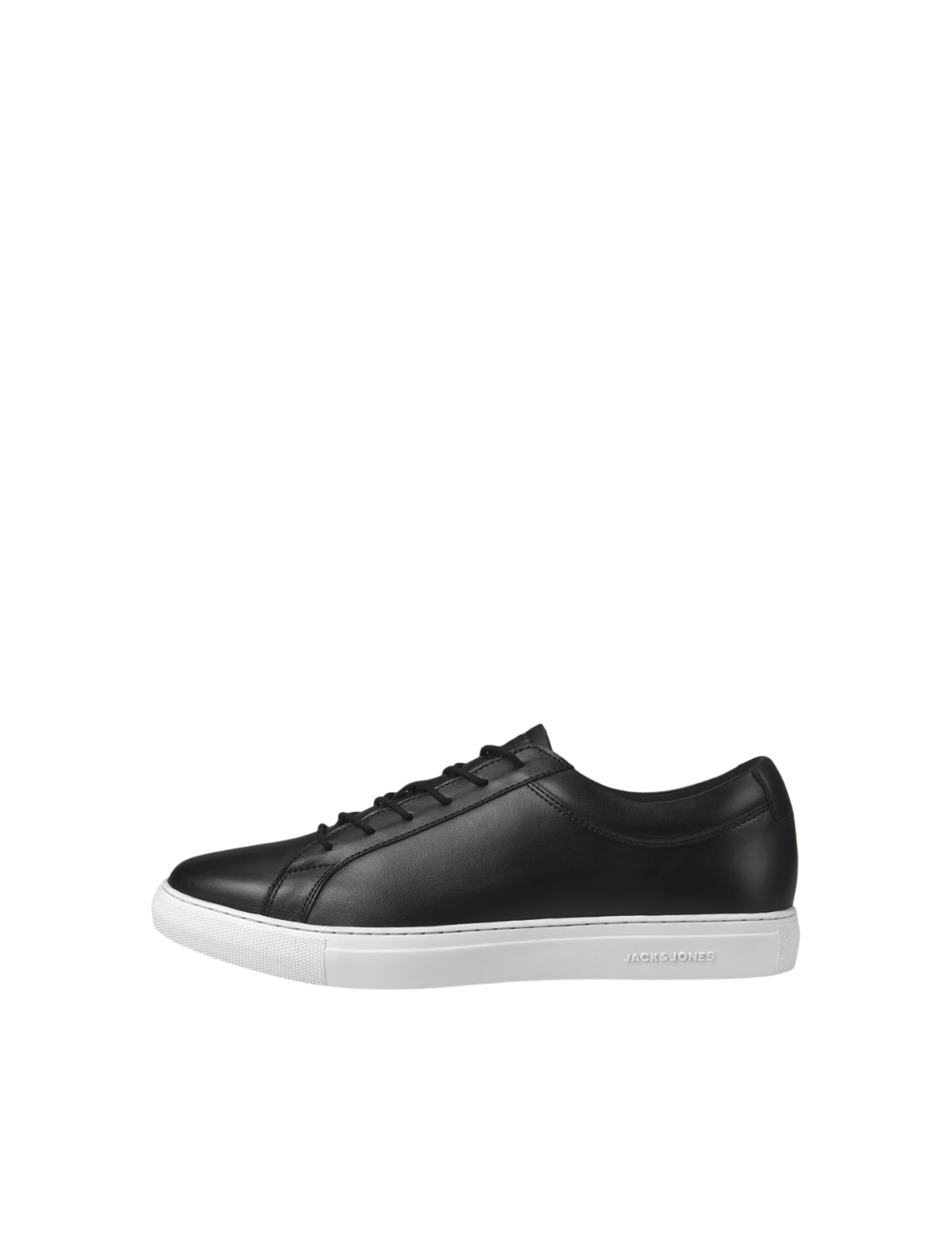 JACK & JONES Leather Trainers with White Logo