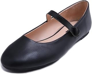 Feversole Women's Soft Breathable Mary Jane, Women's Canvas Mary Jane Trainers