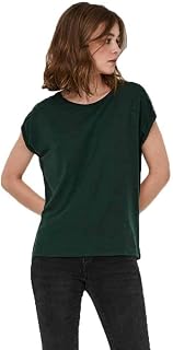 VERO MODA Women's Vmava Plain Ss Top Ga Noos T-Shirt (Pack of 3)