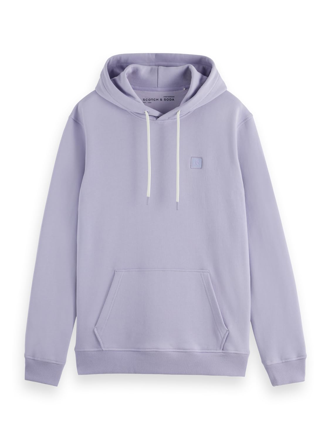 Scotch & Soda Essential Badge Logo Hooded Sweatshirt Men's Hooded Sweatshirt