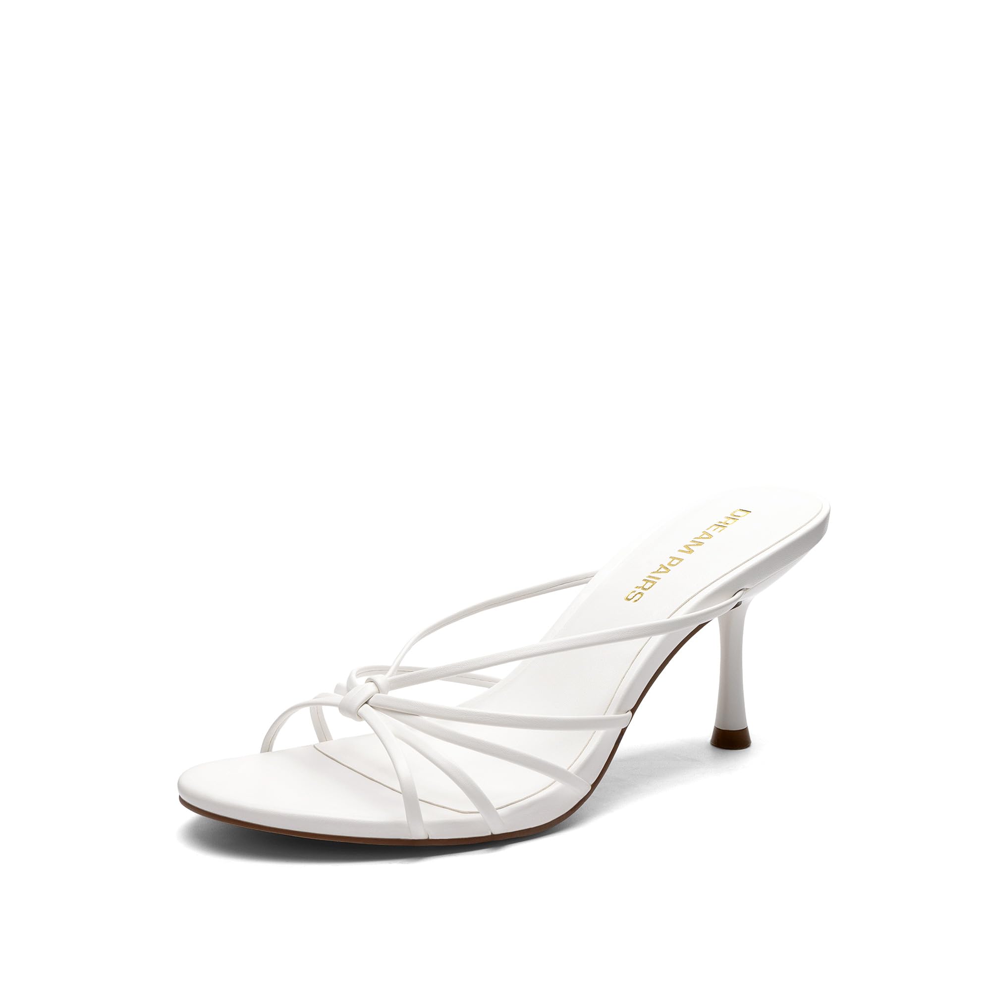 DREAM PAIRS Women's Kitten Strappy Heel Sandals