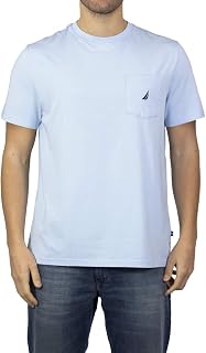 Nautica Men's T-Shirt with Round Neck, Short Sleeves, Pocket T-Shirt