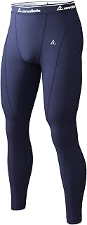 CL convallaria Men's Thermal Tights Long Sleeve Fleece Inner Functional Underwear