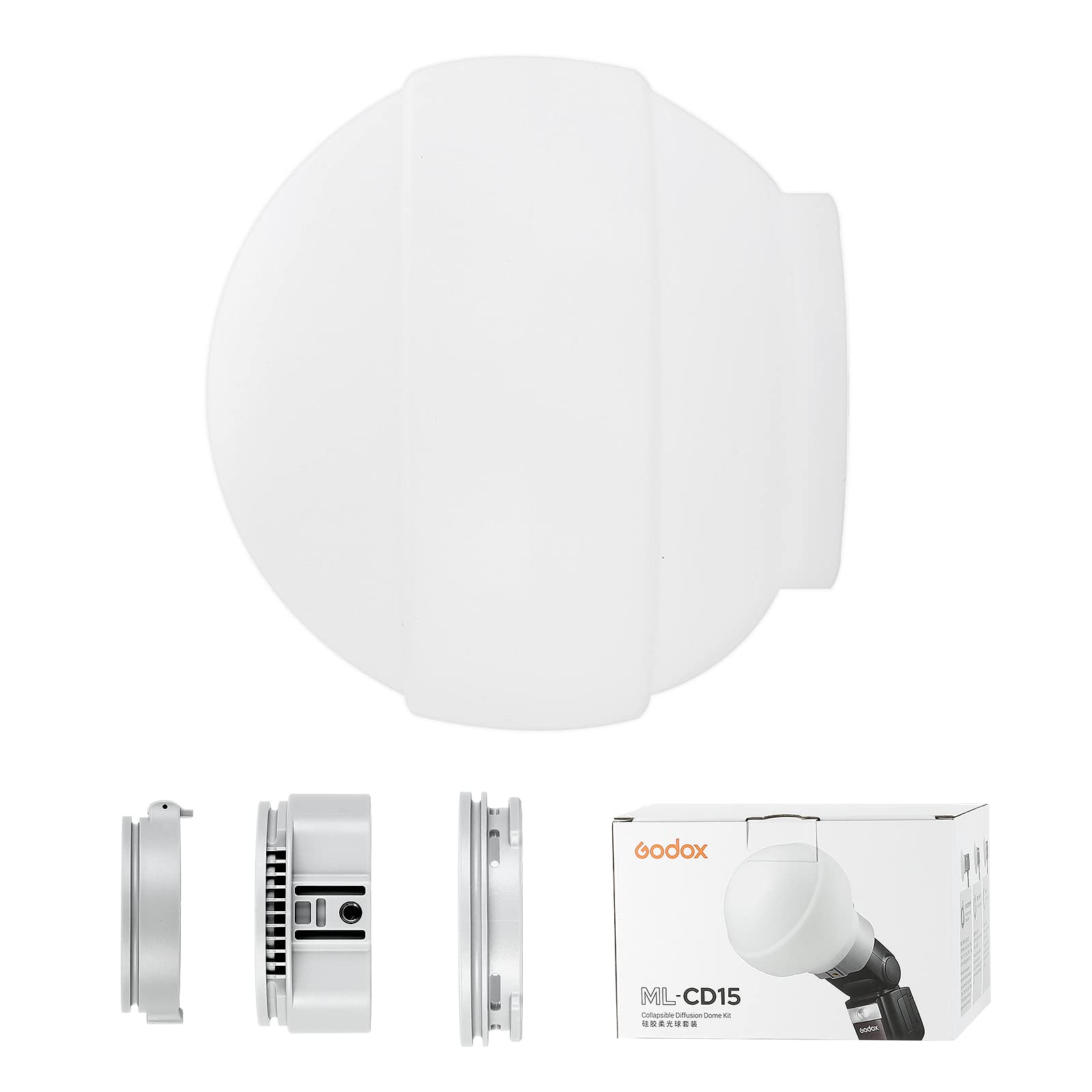 Godox ML-CD15 Diffusion Dome for Godox V1 V1Pro AD100PRO AD200PRO V860III V860II