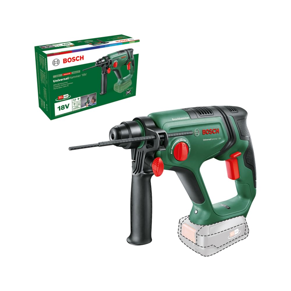 Bosch Cordless Rotary Hammer Drill UniversalHammer 18V (Without Battery, 18 Volt