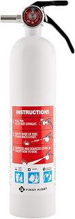 First Alert Fire Extinguisher, Marine Use | MARINE1 UL RATED 1-A:10-B:C, White 1-Pack