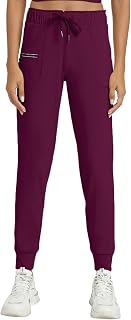 Haowind Joggers for Women with Pockets Elastic Waist Workout Sport Gym Pants Comfy Lounge Yoga Running Pants