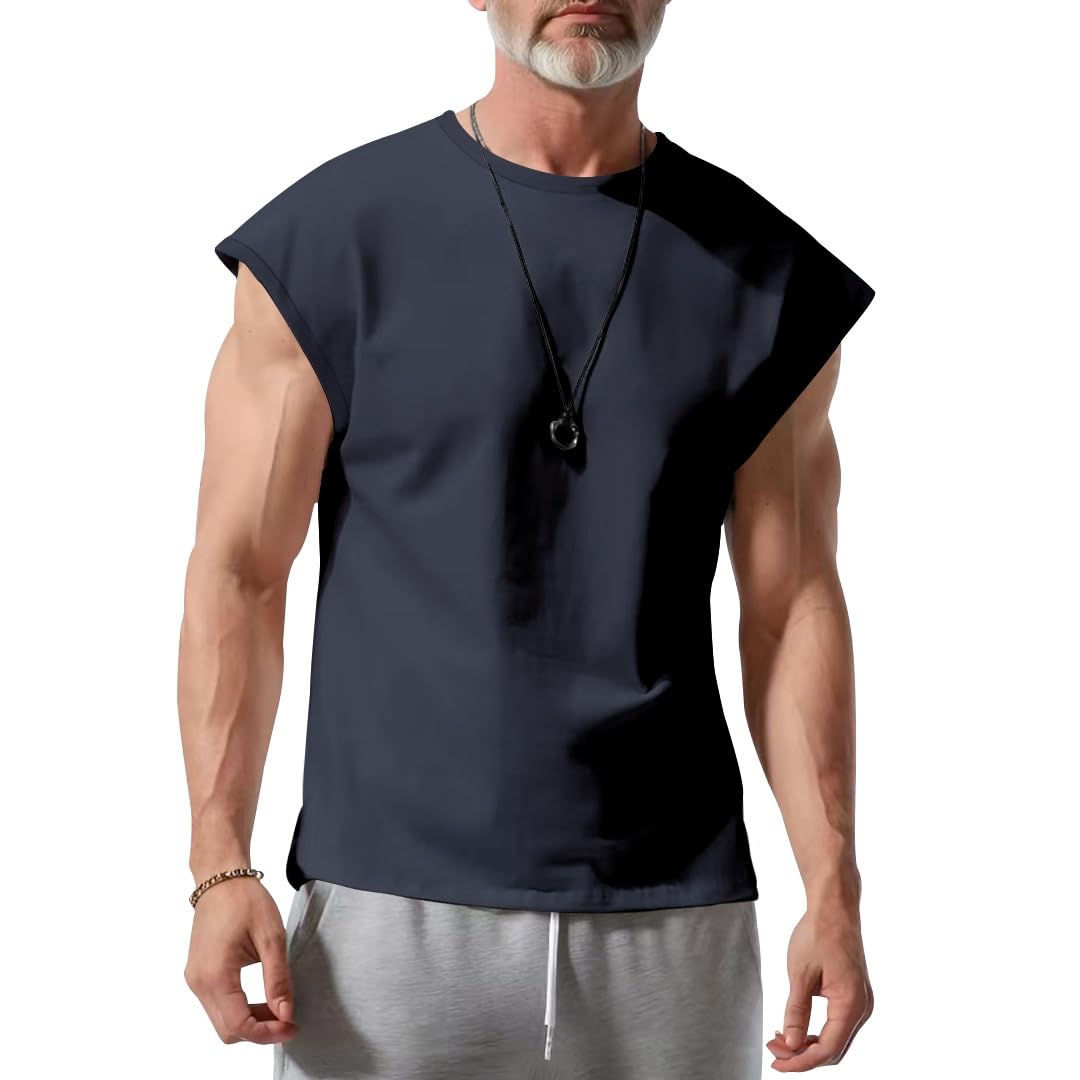 Men's Sleeveless Shirts Gym Tank Tops Workout Tank Tops Sleeveless T-Shirt Athle